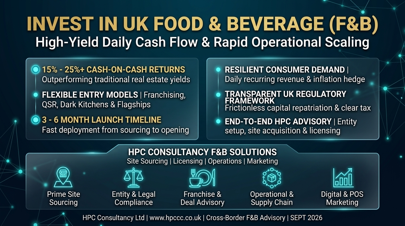 Why Nigeria Investors Must Consider the UK Food and Beverage Sector as Their Primary Entry Point